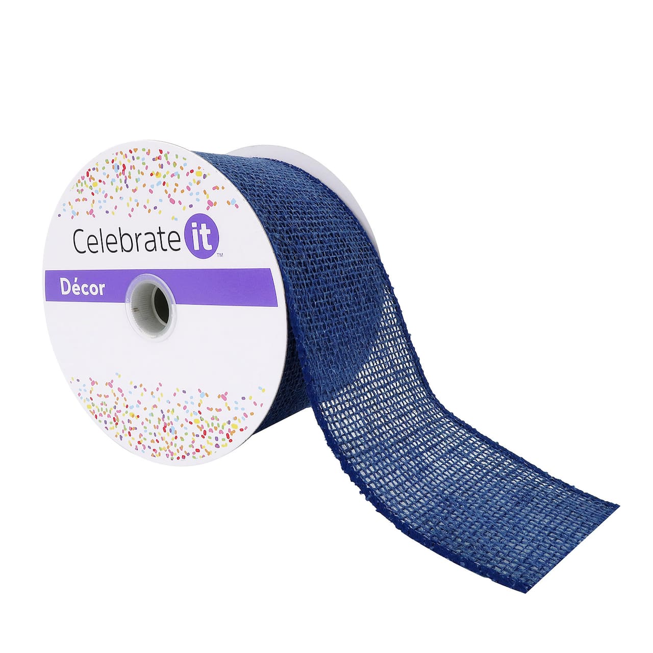 12 Pack: 2.5" x 25ft. Faux Linen Wired Ribbon by Celebrate It®